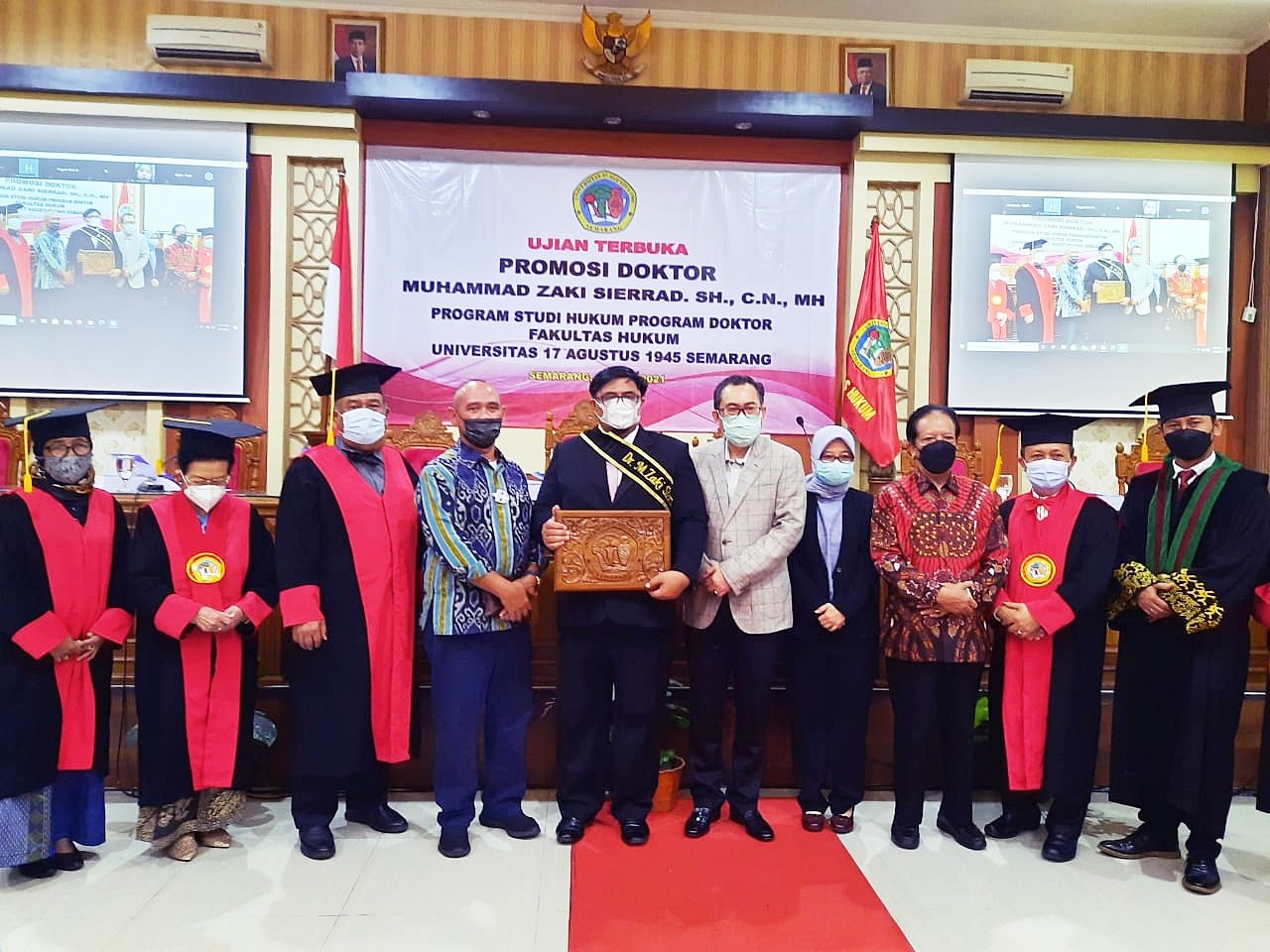 Ujian Promosi Doktor M.Zaki Sierrad