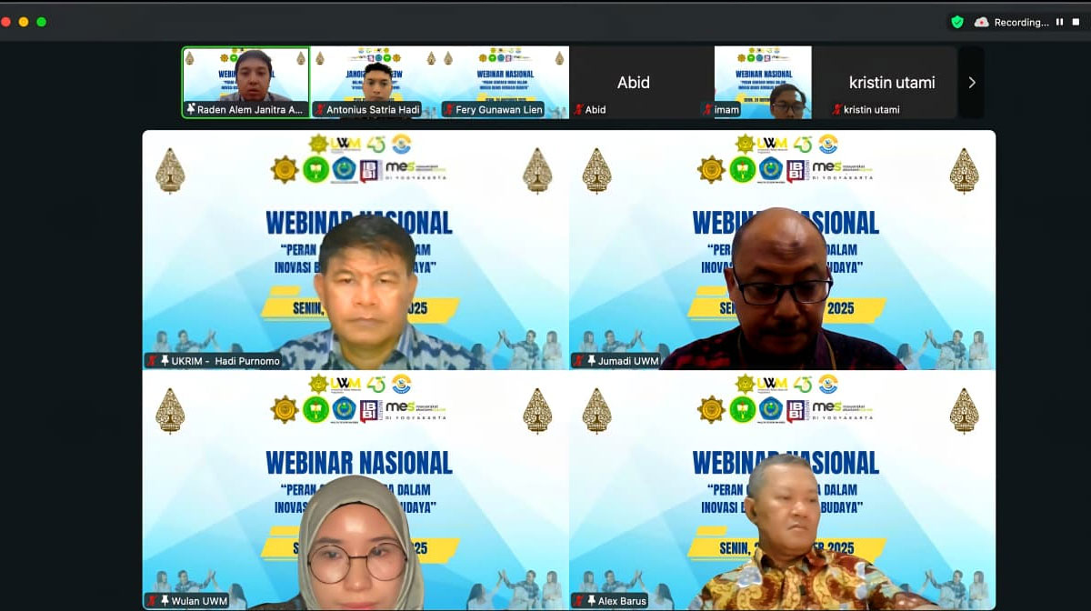 Dekan FE UWM Tekankan Peran Generasi Muda dalam Inovasi Bisnis Berbasis Budaya