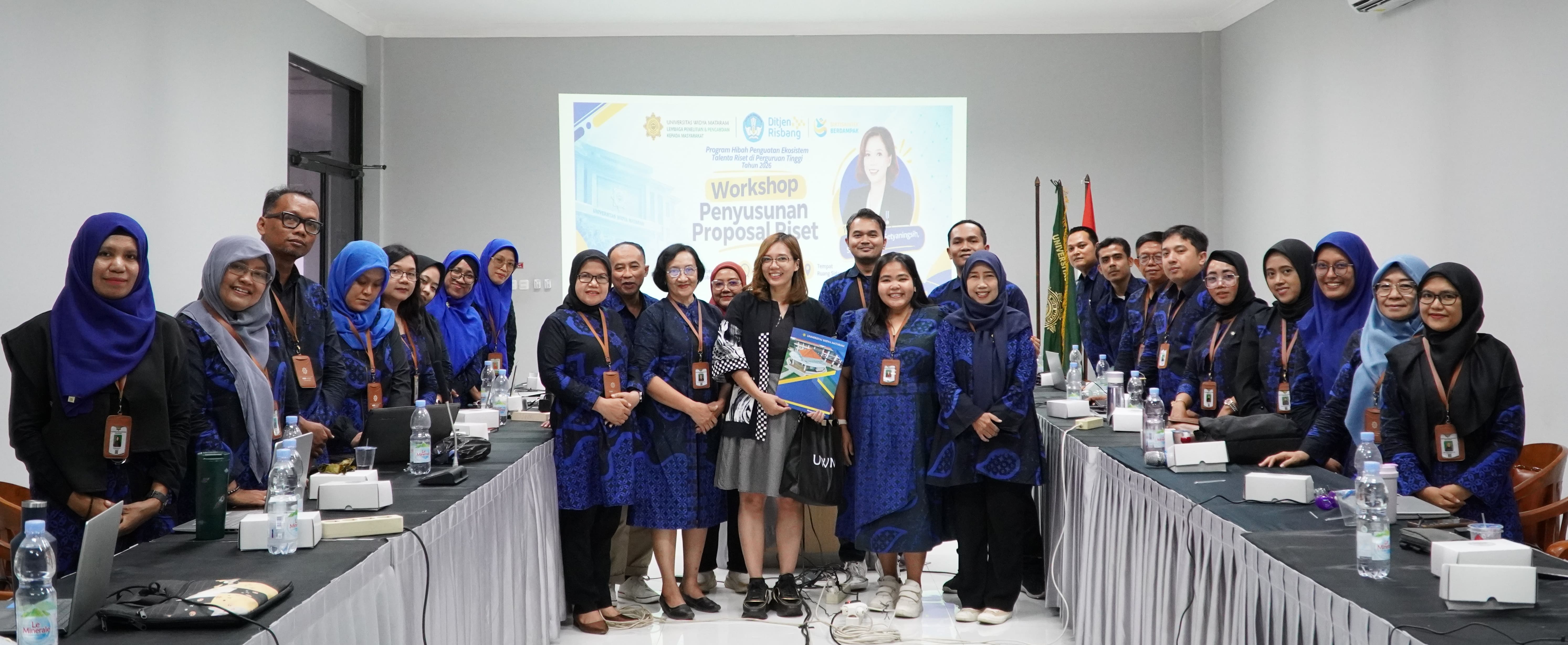 LPPM UWM Gelar Workshop Proposal Riset, Bahas Strategi Pendanaan dan AI