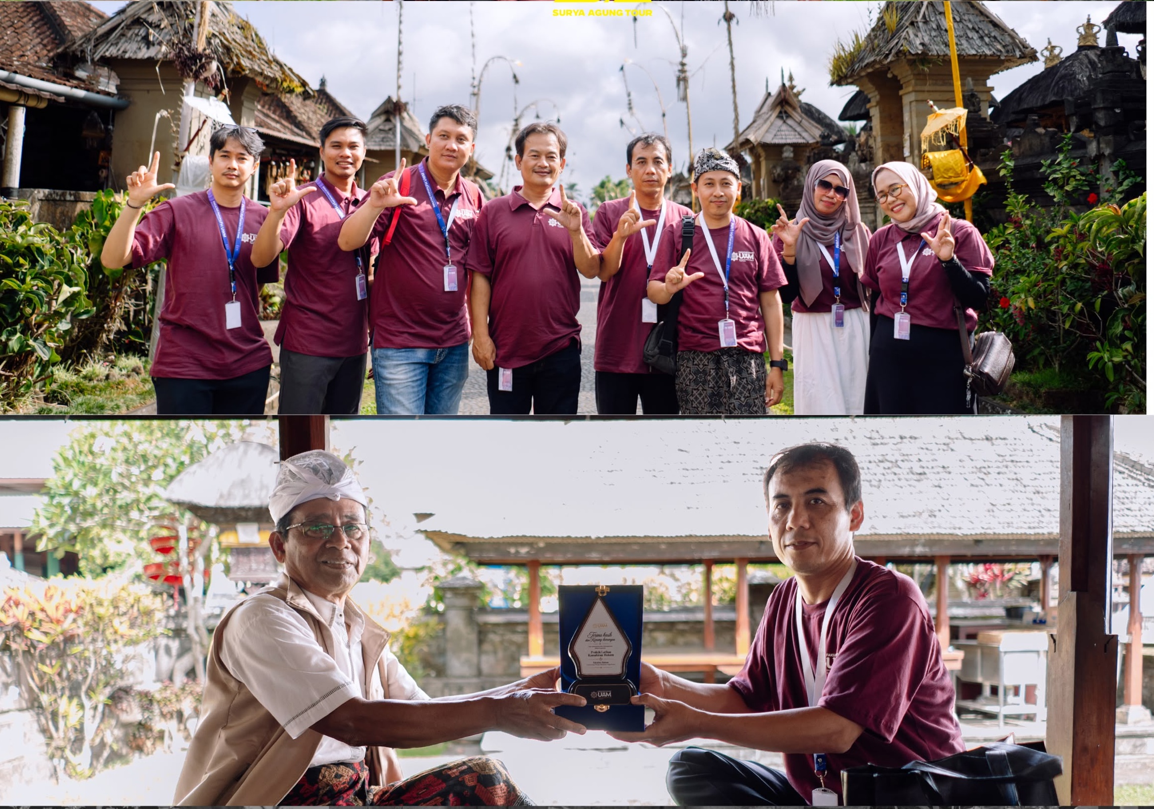 Mahasiswa Fakultas Hukum UWM Kunjungi Desa Adat Penglipuran, Pelajari Eksistensi Hukum Adat di Bali
