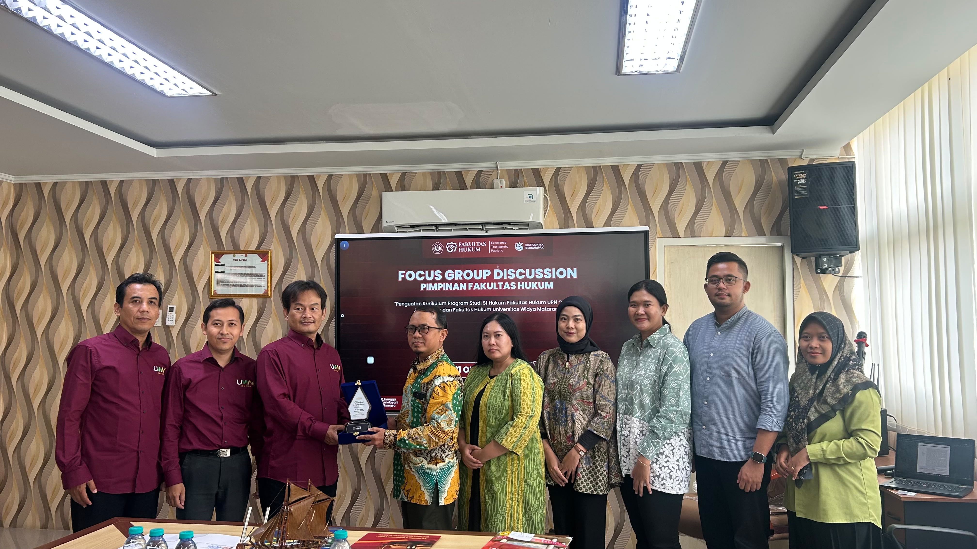 Perkuat Sinergi Tri Dharma Perguruan Tinggi dan Kemahasiswaan, Fakultas Hukum UWM Jalin Kerja Sama dengan Fakultas Hukum UPN “Veteran” Jawa Timur