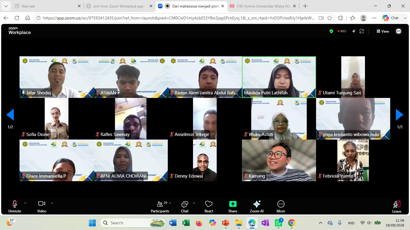 Program Studi Akuntansi UWM Gelar Webinar Perpajakan Siapkan Lulusan Unggul