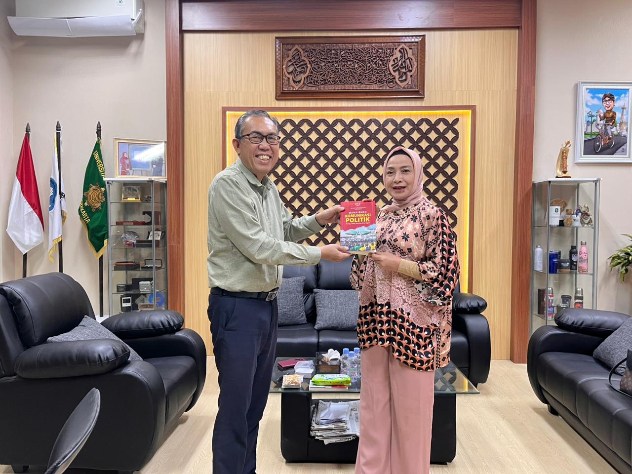 Rektor UWM Terima Kunjungan Dr. Marlinda Irwanti Poernomo, Jajaki Peluang Kerja Sama dengan Universitas Sahid dan LSPR