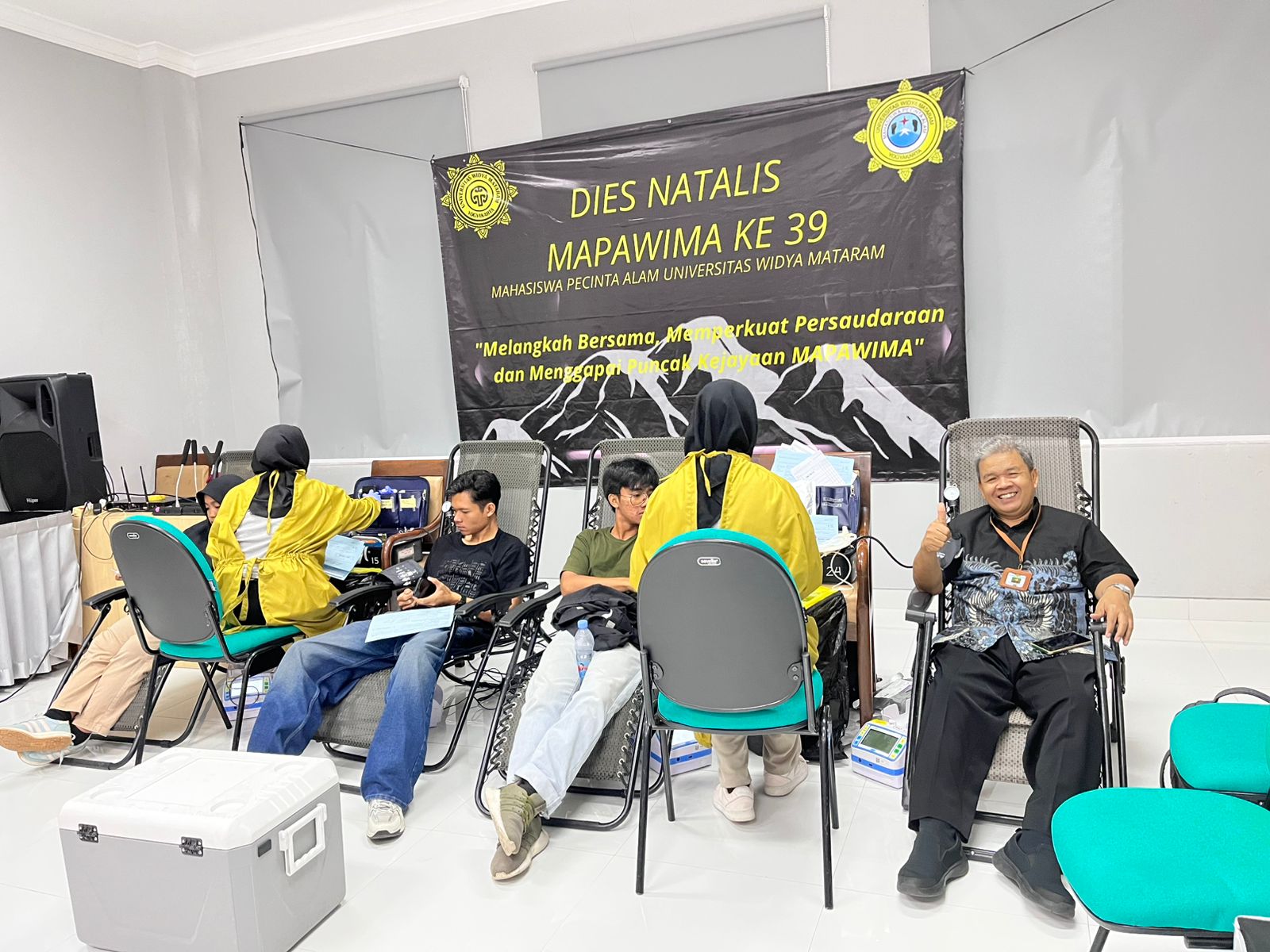 UKM MAPAWIMA Gandeng PMI Kota Yogyakarta Gelar Donor Darah di Kampus Terpadu UWM