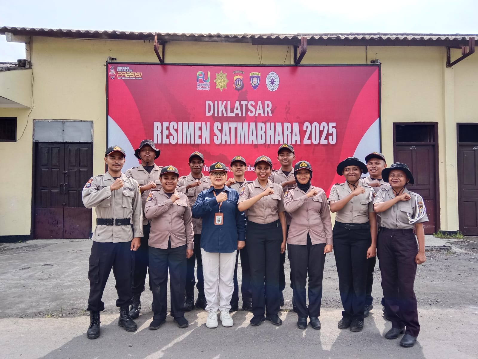 UKM Satmabhara UWM Ikuti Diklatsar Satmabhara Bhayangkara 2025 yang Digelar Polda DIY